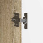 vidaXL Meuble TV Chêne Sonoma 99 x 34 5 x 47 cm Bois d'ingénierie
