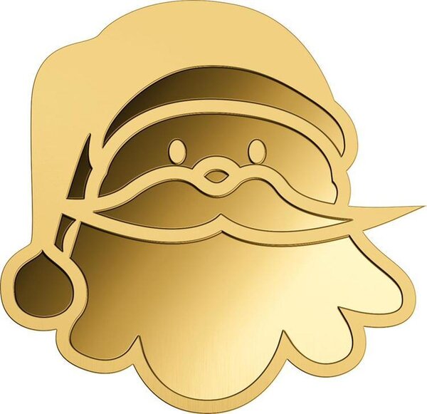 Pièce de monnaie en Or 3000 Francs g 0.031 (1/1000 oz) Millésime Gold Gift SANTA CLAUS 1/1000