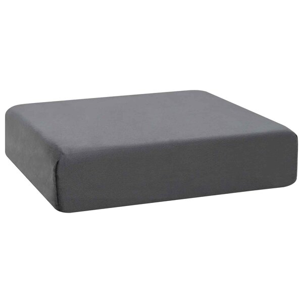 vidaXL Coussin d’assise Gris 40 x 40 x 10 cm