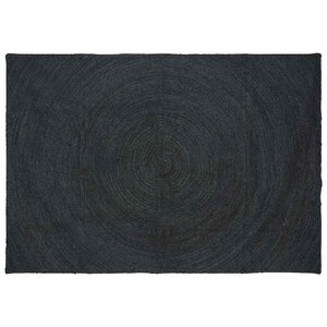 vidaXL Tapis de surface Rectangulaire Gris foncé 160 x 230 cm Jute