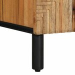 vidaXL Meuble TV Marron 105 x 33.5 x 46 cm Bois d'acacia massif