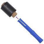 vidaXL Films étirables 50 Pièces noir 23 μm 10 cm x 150 m