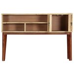 vidaXL Table console 115x30x76 cm Bois de manguier massif brut