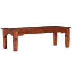 vidaXL Table basse 110 x 50 x 35 cm Bois d'acacia solide
