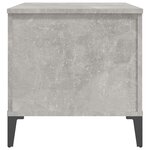 vidaXL Table basse Gris béton 90x44 5x45 cm Bois d'ingénierie