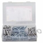 Fischer ensemble de chevilles avec vis profi-box sx 160 pcs