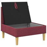vidaXL Sofa avec rangement Tissu