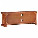 vidaXL Meuble TV avec portes 112x30x40 cm bois d'acacia massif