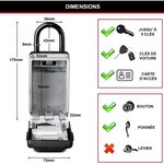 Armoire de sécurité Boîte à clés 5424EURD Format M