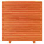 vidaXL Jardinière cire marron 70x70x72 5 cm bois de pin massif