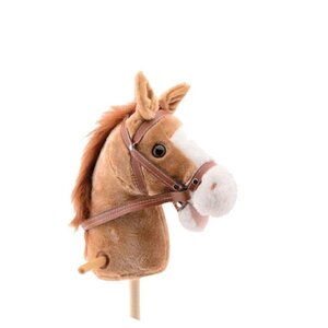 Johntoy 42226 - Cheval à bâton avec son beige