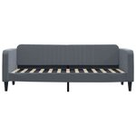 vidaXL Lit de jour avec matelas gris foncé 80x200 cm velours