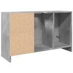 vidaXL Armoire d'évier gris béton 90x29x55 cm bois d'ingénierie