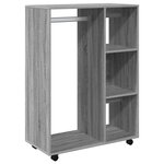 vidaXL Garde-robe Sonoma gris 80x40x110 cm Bois d'ingénierie