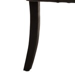 vidaXL Chaises à manger lot de 2 noir cuir de chèvre véritable