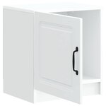 vidaXL Cabinet de chevet Blanc 43 x 34 5 x 47 cm Bois d'ingénierie