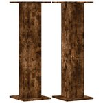vidaXL Supports pour plantes 2 Pièces chêne fumé bois d'ingénierie