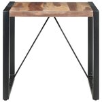 vidaXL Table à manger 80x80x75 cm bois massif