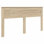 vidaXL Lit de Rangement Chêne Sonoma 180 x 200 cm Bois d'ingénierie