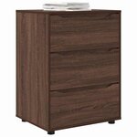 vidaXL Armoire de rangement Chêne brun 60 x 48 x 81 cm