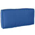 vidaXL Coussin de palette pour le dos bleu royal 80x40x12 cm en tissu Oxford