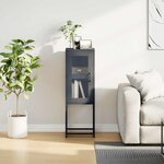 vidaXL Buffet anthracite 36x39x107 cm acier laminé à froid