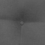 vidaXL Coussin de Dos Gris foncé 80 x 24 x 50 cm tissu