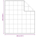 vidaXL Couettes & Duvets Blanc 200 x 220 cm Bas