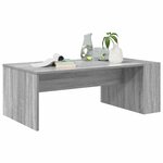 vidaXL Table basse Gris Sonoma 95 x 50 x 34 cm Bois d'ingénierie