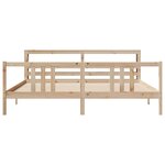 vidaXL Cadre de lit avec tête de lit sans matelas 180x200 cm
