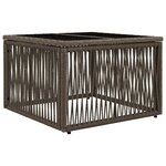 vidaXL Ensemble de canapé de jardin 8 Pièces Gris polyrotin