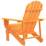 vidaXL Chaise de jardin Adirondack bois de sapin massif orange