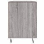 vidaXL Bureau sonoma gris 140x50x75 cm bois d'ingénierie