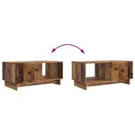vidaXL Table basse Bois ancien 90 x 50 x 40 cm Bois d'ingénierie