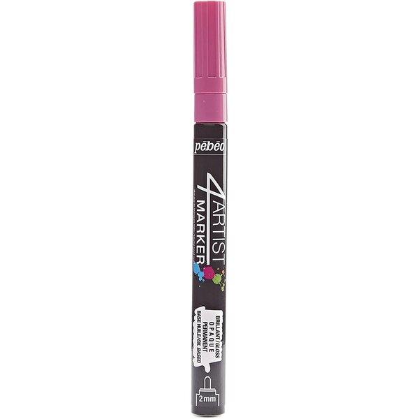 Marqueur peinture 4artist pointe ogive 2 mm rose pébéo