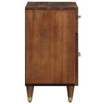 vidaXL Table de chevet 50x33x60 cm en bois solide de manguier