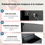 Smart PackPanda® - Boîte aux lettres - Boîte pour colis - Avec Application