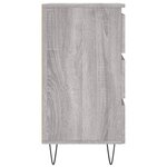 vidaXL Table de chevet sonoma gris 40x35x69 cm bois d'ingénierie