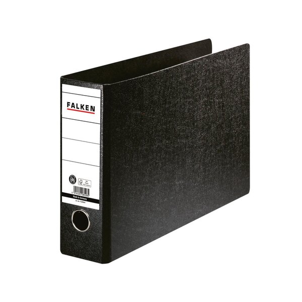 Classeur À Levier Carton A4 À L'italienne - Noir - X 12 - Falken