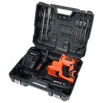 YATO Marteau rotatif SDS Plus avec batterie Li-Ion 3 0Ah 18V