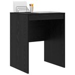 vidaXL Bureau Chêne noir 60 x 50 x 76 cm