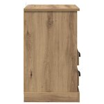 vidaXL Cabinet de chevet avec tiroir Chêne artisanal 36 x 43 x 60 cm