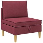 vidaXL Sofa avec rangement Tissu
