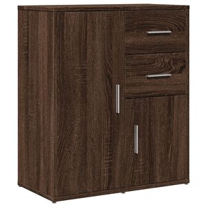 vidaXL Buffet chêne marron 60x31x70 cm bois d'ingénierie
