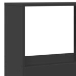 vidaXL Bibliothèque noir 100x33x175 cm bois d'ingénierie