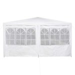 vidaXL Tente de fête Blanc 800 x 400 x 266 cm Polyester  Acier