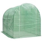 vidaXL Serre 4 m² 2x2x2 m