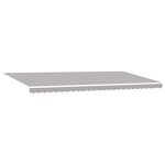 Store automatique rétractable vidaXL gris clair 600x300 cm