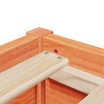 vidaXL Cadre de lit sans matelas cire marron 75x190 cm bois pin massif