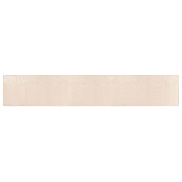 vidaXL Coureur de Tapis MARSA Crème 50 x 450 cm Polyester et PVC
